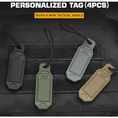 Tactical Personalized Tag stick-up Helmet Accessories henging up Tactical Accessories to Identify