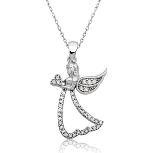 Tevuli 925 Sterling Silver Wing Angel Necklace