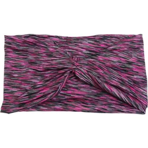 Unisex Sports Non Slip Headband Twist Stretch Hairband Absorbent Sweatband Elastic Running Breathable Hair Accessories