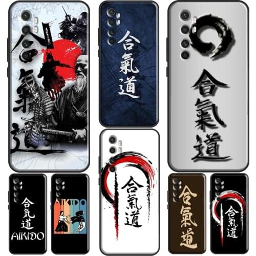 Aikido Japanese Martial For POCO X3 Pro M3 F2 F3 Case For Xiaomi Mi 11 Ultra 9T 10T Pro A3 Mi Note 10 Lite Cover