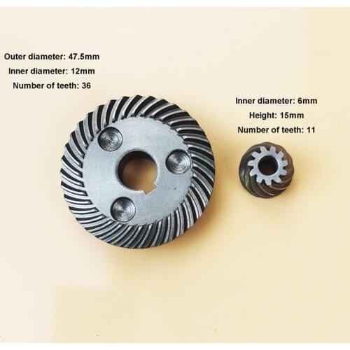 Replacement Angle Grinder Gear Kit for Makita 9553 Angle Grinder 9553HN/9555HN Gear Accessories