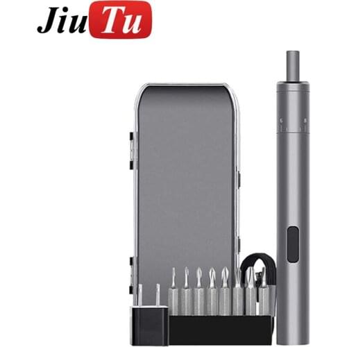 2 in 1 Electric Screwdriver Kit Cordless Power Screwdriver Multi-Positional Aluminum Alloy Phone Repair and OCA Glue Remover