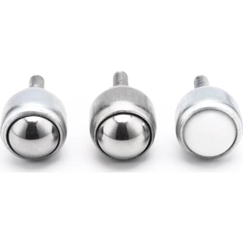 4PCS CY-12D/19D/25D Ball Transfer Unit Bearing Conveyor Roller Wheel Nylon/Carbon Steel/304 Stainless Steel Ball Transfer Units