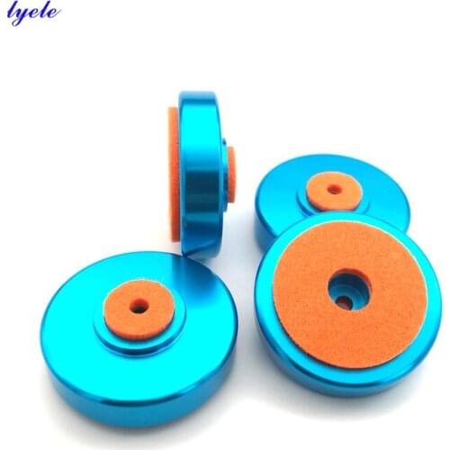 4pcs amplifier feet 40mm*12mm computer case shock absorber feet pads all-aluminum chassis speaker feet