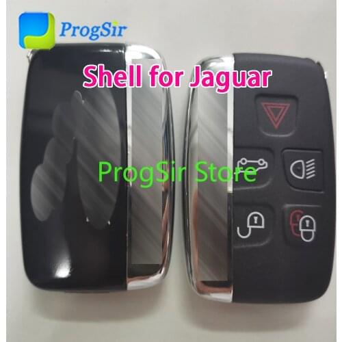 5 Button Remote Control Key Shell For Jaguar With Logo