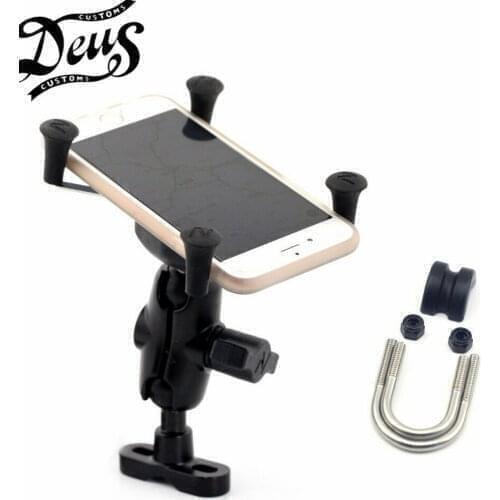 X-Grip Phone Holder USB Charger For SUZUKI DRZ400 E S SM DRZ400S DRZ400SM DL 650 1000 V-Strom Motorcycle GPS Navigation Bracket