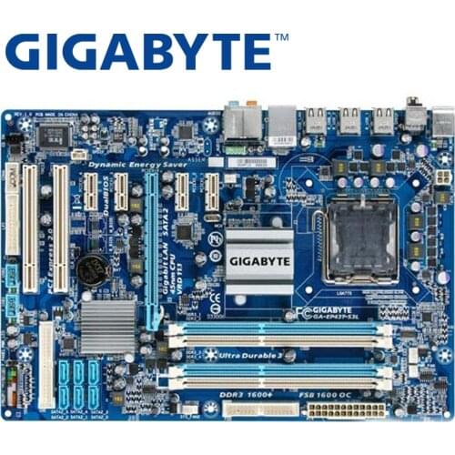 GIGABYTE GA-EP43T-S3L Desktop Motherboard P43 Socket LGA 775 For Core 2 Pentium D DDR3 16G ATX Original Used EP43T-S3L Mainboard