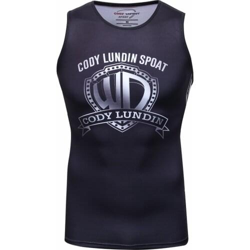 Cody Lundin Full Digital Print shirt 3D Top Sport Tank Top Compress Design