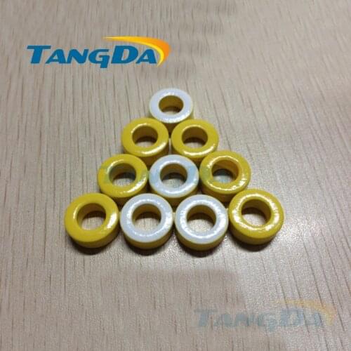 Tangda Iron Power Cores inductor T44-26 11.2*5.82*4.04 mm yellow/white coated ferrite ring core Magnet filtering