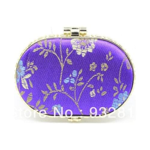 75*60*11mm Classic Flower Pattern MINI Oval Makeup Mirror Compact Pocket Mirror Makeup Accessories 10pcs/lot HZ043