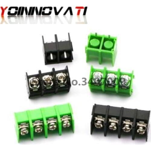 10pcs KF7.62 2P 3P 4P Terminal Connector Screw Spliced Pitch 7.62MM 2PIN 3PIN 4PIN For Arduino