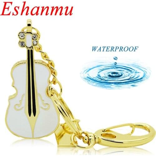 Crystal Violin Shape Usb Flash Drive Eshanmu Brand 4GB 8GB 16GB 32GB 64GB Hot Sale Gift Usb Pendrive Portable Storage Device