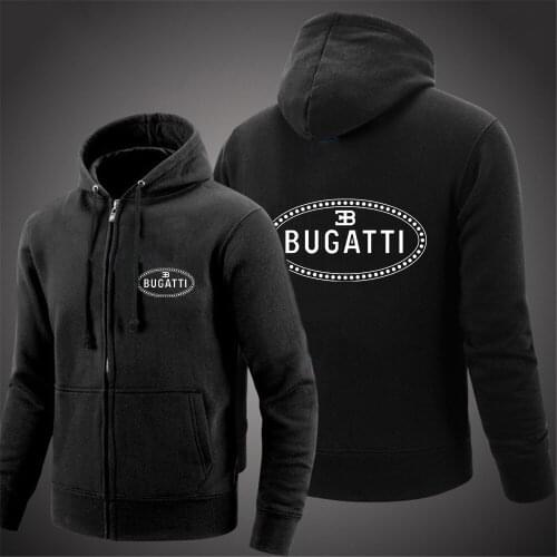 Bugatti Logo 2021 New Hoodies Spring and Autumn Streetwear Fashion Hoody Long Sleeve Hoodies Brand Hoodie Men Coats Jackets