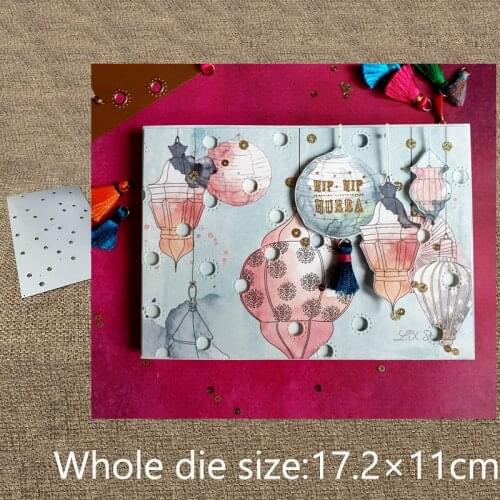 XLDesign Craft Metal Cutting Dies stencil mold circle hole frame decoration scrapbook Album Paper Card Craft Embossing die cuts