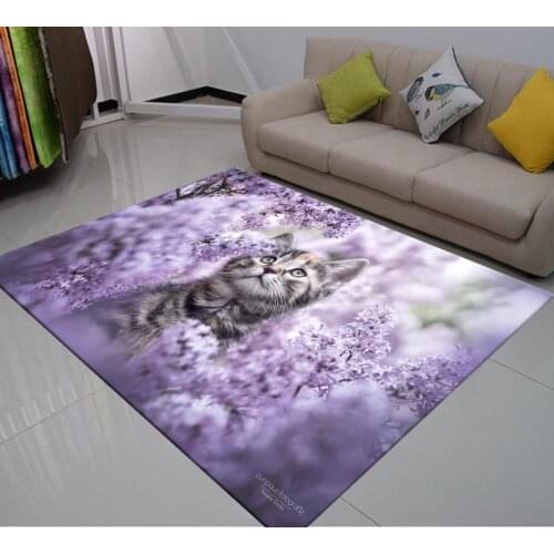 Cute Cats Animals Entrance Door Mats Outdoor Kitchen Carpet Cartoon Floor Mats for Living Room Bedroom Bathroom Anti Slip Rugs