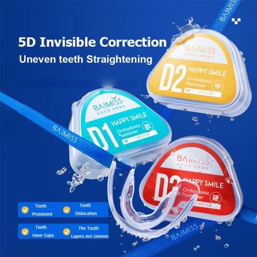 Uneven teeth Straightening Orthodontic Appliance Dental Braces TPE Material Straighten Adult Child Braces Orthodontic Retainer