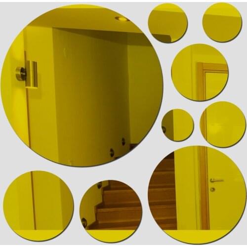 New promotion stars Europe 3d acrylic mirror wall stickers sticker home decoration decor modern design