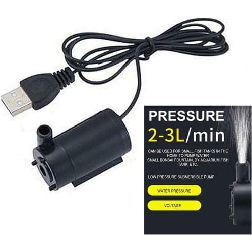 2021 New DC 3V or 4.5V Waterproof Brushless Pump Flow Rate Submersible Water Pumps Ultra-quiet Mini Water Pump