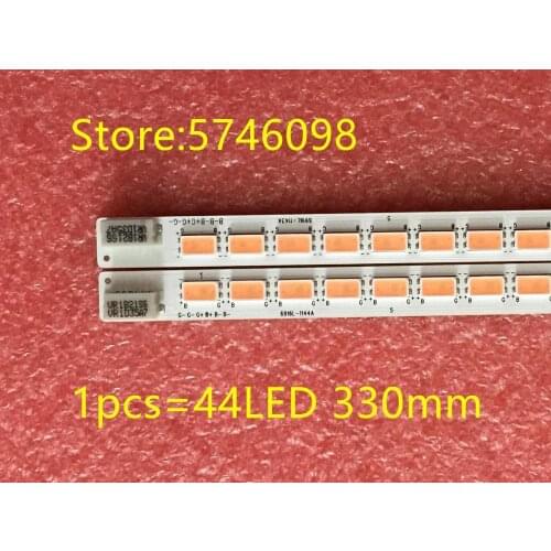 New 44LED 330mm 6916L-1143A 6916L-1144A 300WQ6 R L LED backlight strip LM300WQ6 U3014