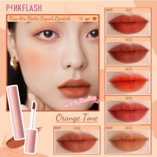 PINKFLASH Airy Dual-use Lip Glaze Matte Not Dry Non-fading Waterproof And Transferproof Lip Gloss Long Lasting Makeup TSLM1