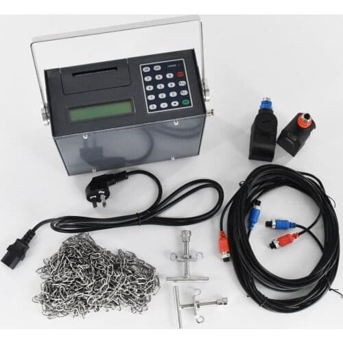 Portable Ultrasonic Flowmeter TDS-100P Built-in Printer DN50mm-DN700mm Digital Water Flow Meter