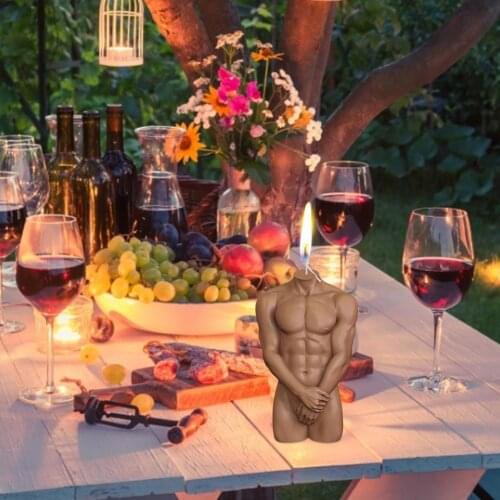 DIY Hot Art Human Female Body Candle Silicone Mold Candle Mold Fragrance Human Shaped Candle Making Wax Plaster Mould Handmade