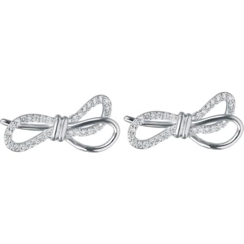 Bettyue Delicate Knot Appearance Zirconia Earring For Women Fashion Dress-up Two Color Choice Gorgeous Jewelry Wedding Party