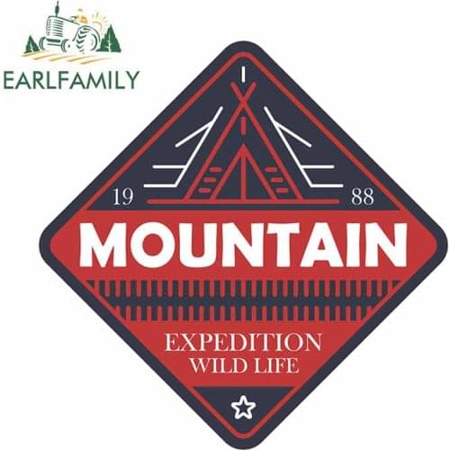 EARLFAMILY 13cm x 13cm For Wildlife Expedition Motorcycle Car Stickers Car Styling Decal Vinyl Material Suitable For VAN RV