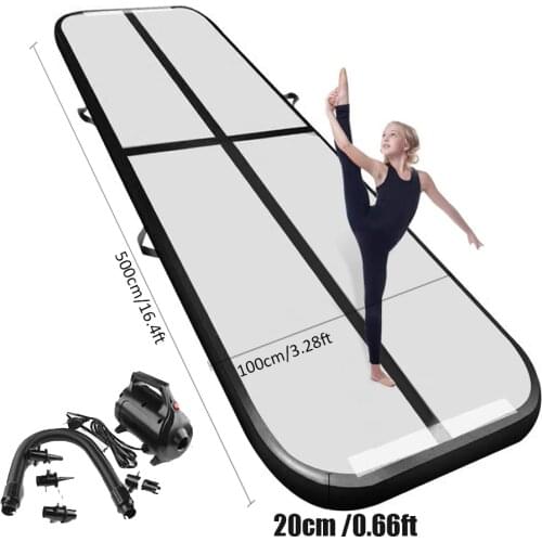 New Airtrack 5M 4M Inflatable Air Tumble Floor air track Gymnastics Gym Mat Yugo Inflatable Air Gymnastic Air Track For Home use