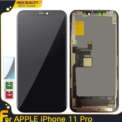 Original INCELL OLED Display For iPhone 11 Pro LCD Display Touch Screen Digitizer Assembly Replacement Part + Tempered Film
