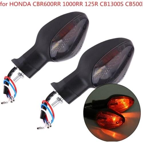 1 Pair Motorcycles Turn Signal Light Lamp Bulb Indicator for HONDA CBR600RR 1000RR 125R CB1300S CB500X