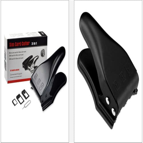2 in 1 Nano Micro sim card cutter for iPhone 5 4s 4 samsung Nokia Sony LG Motorola MX upgrade dual