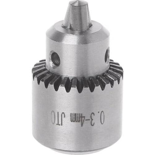 2020 New 4x Micro Motor Drill Chuck Clamp 0.3-4mm With Key 3.17mm Shaft Connecting Rod