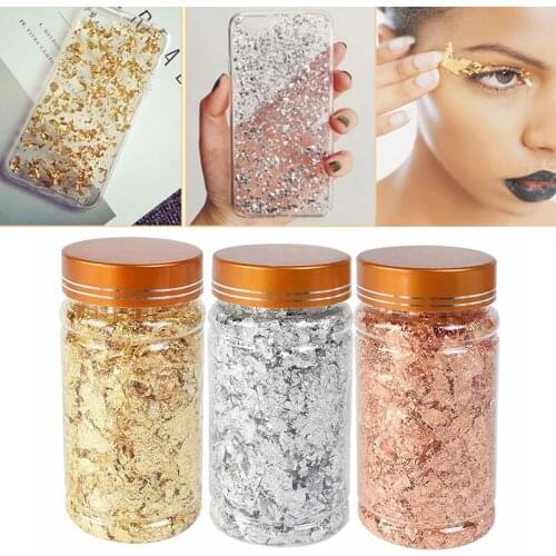 3g Imitation Gold Slive Copper Foil Sequins Craft Decorative Gold Leaf Art Painting Material Decor Foil Paper Party Supplies