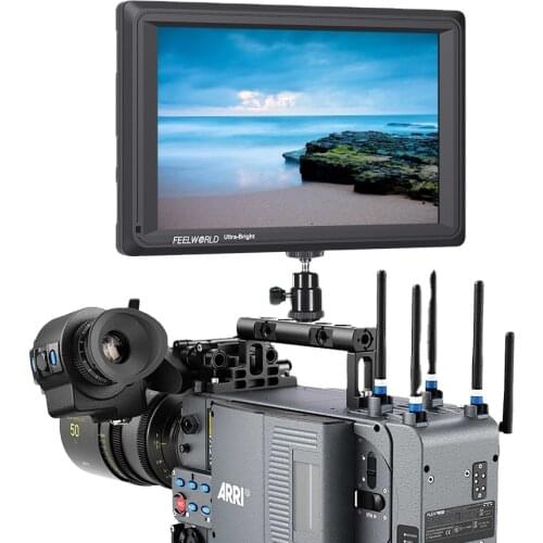 Feelworld 7 inch High Bright lcd portable monitor camera accessories with 2200 nit IPS 4K HDMI SDI field moniter