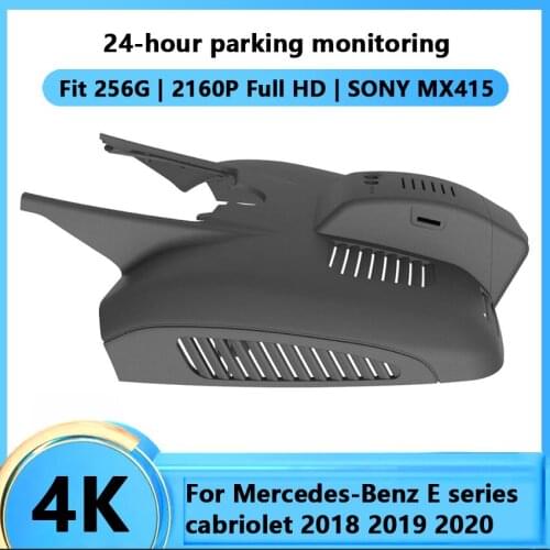 Car DVR Camera Dash Cam 24H Full HD 2160P Night Vision For Mercedes-Benz E series cabriolet 2018 2019 2020 APP Control Function