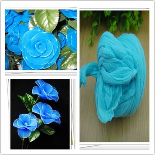 Free shipping 47 colors mix shipping or only one color ship mesh flowers,nylon stocking material/ronde flower for DIY flower