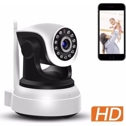 Wifi IP Camera 720P Wireless Security Camera Home Surveillance System Night Vision Baby Pet Monitor Motion Detection Play