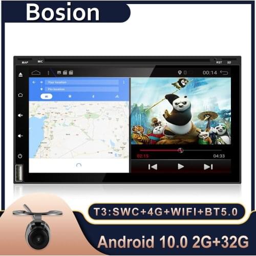 Bosion Car Multimedia Player Universal For Nissan Android 10.0 2Din Auto Radio Touchscreen GPS Navigation DVD Headunit 4G WIFI