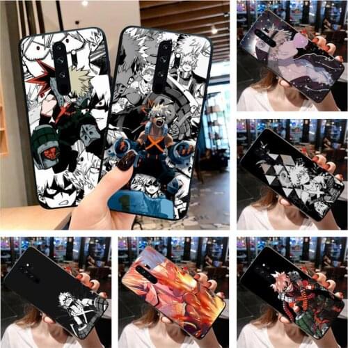 Boku no Hero Academia Katsuki Bakugou Coque Shell Phone Case for Redmi Note 9 8 8T 8A 7 6 6A Go Pro Max Redmi 9 K20
