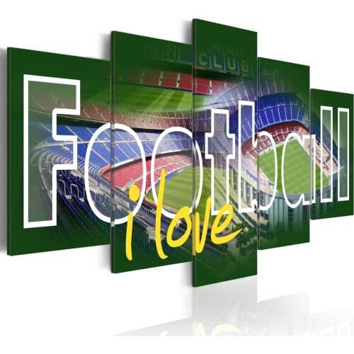 Picture-I Love Football - 200x100 cm