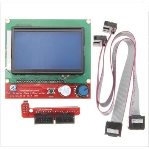 KuaiJieWei 3D printer Store Intelligent Digital LCD 12864 Display 3D Printer Controller For RAMPS 1.4 Reprap