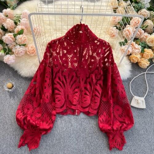 Menahem Lace Blouses