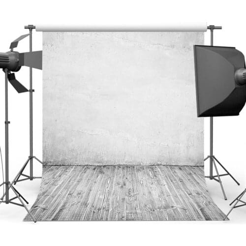 MOCSICKAVintage Brick Wall Photography for Background Wood Floor Backdrop for Portrait Photographic Custom Y-394