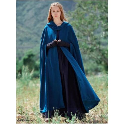 Fashion Capes Cloak Long Velvet Cape for Christmas Halloween Cosplay Costumes Black Gray Green Blue Witch Cloak Women Clothes