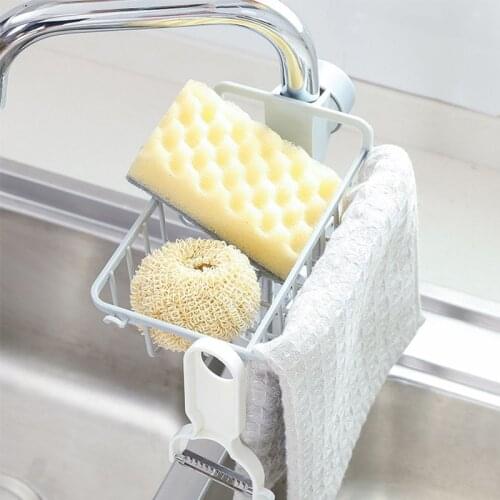 Nordic Drying Rack Storage Baskets Kitchen Organizers Sink Organizer Storage Containers Sponge Rag Shelf Household Accessories