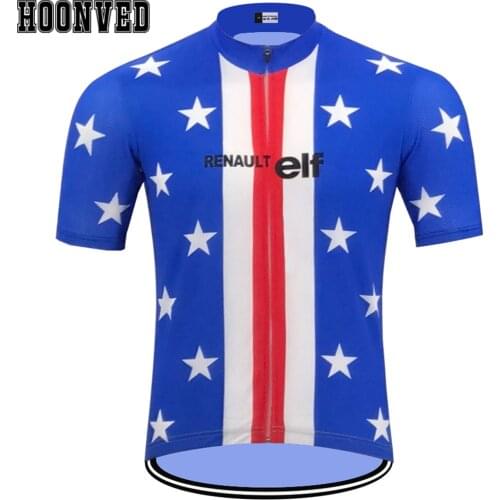 The 2019 New team Go Pro Team Man US blue Retro Road Cycling Jersey Short Sleeves Clothing tricota camisa ciclismo para hombre
