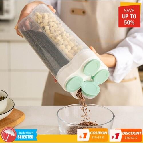 Plastic Noodle Storage Airtight Cereal Container For Food Grain Tank Storage Box Organizer Kitchen Containers Household Item Jar