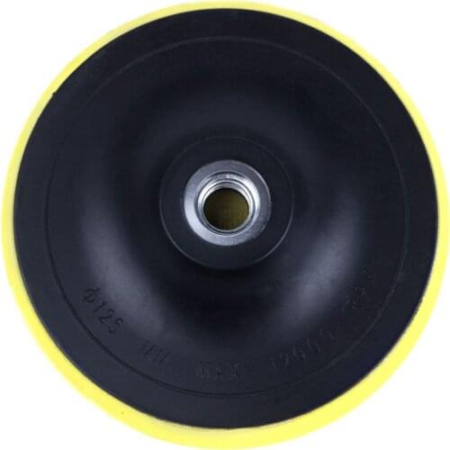 M14 Backing Pad Polishing Buffing Plate Rubber Universal Dia 125MM