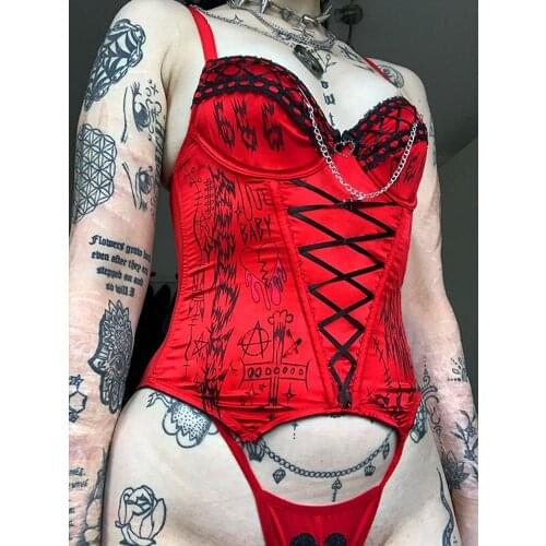 Женские укороченные топы PUNK STYLE GIRL China At AliExpress